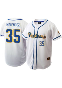 Jayden Melendez Genuine Collective Mens White Pitt Panthers NIL Jersey