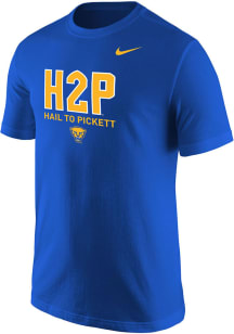 Kenny Pickett Blue Pitt Panthers Pickett Football Short Sleeve T Shirt