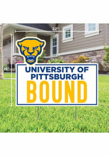White Pitt Panthers School Bound Yard Sign