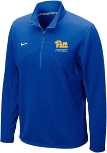 Mens Pitt Panthers Blue Nike Training Qtr Zip Pullover