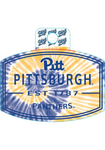 Blue Pitt Panthers Tie Dye Stickers