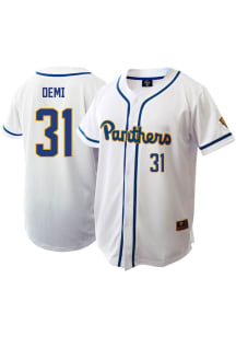 Kyle Demi Genuine Collective Mens White Pitt Panthers NIL Jersey