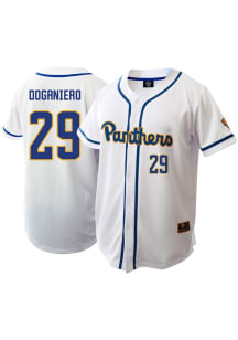 Antonio Doganiero Genuine Collective Mens White Pitt Panthers NIL Jersey