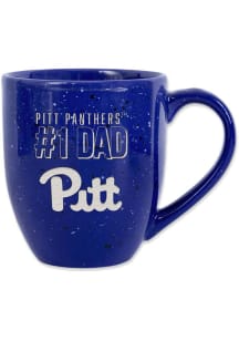 Blue Pitt Panthers 16oz Dad Speckled Ceramic Mug