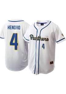 Jacob Kendro Genuine Collective Mens White Pitt Panthers NIL Jersey
