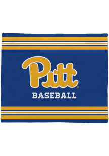 Pitt Panthers Blue Jardine 50x60 Baseball Fleece Blanket